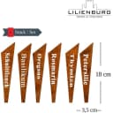 LB H&F Lilienburg Kräuterstecker 6er Set Metall Bild 1
