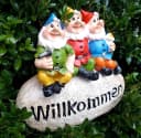 LB H&F Lilienburg Gartenzwerg Dekofigur Bunt Wetterfest Bild 4