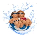LB H&F Lilienburg Teichfigur Urlauber Schwimmfigur Bild 2