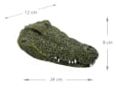 LB H&F Lilienburg Teichfigur Krokodil Grün Schwimmtier Bild 3
