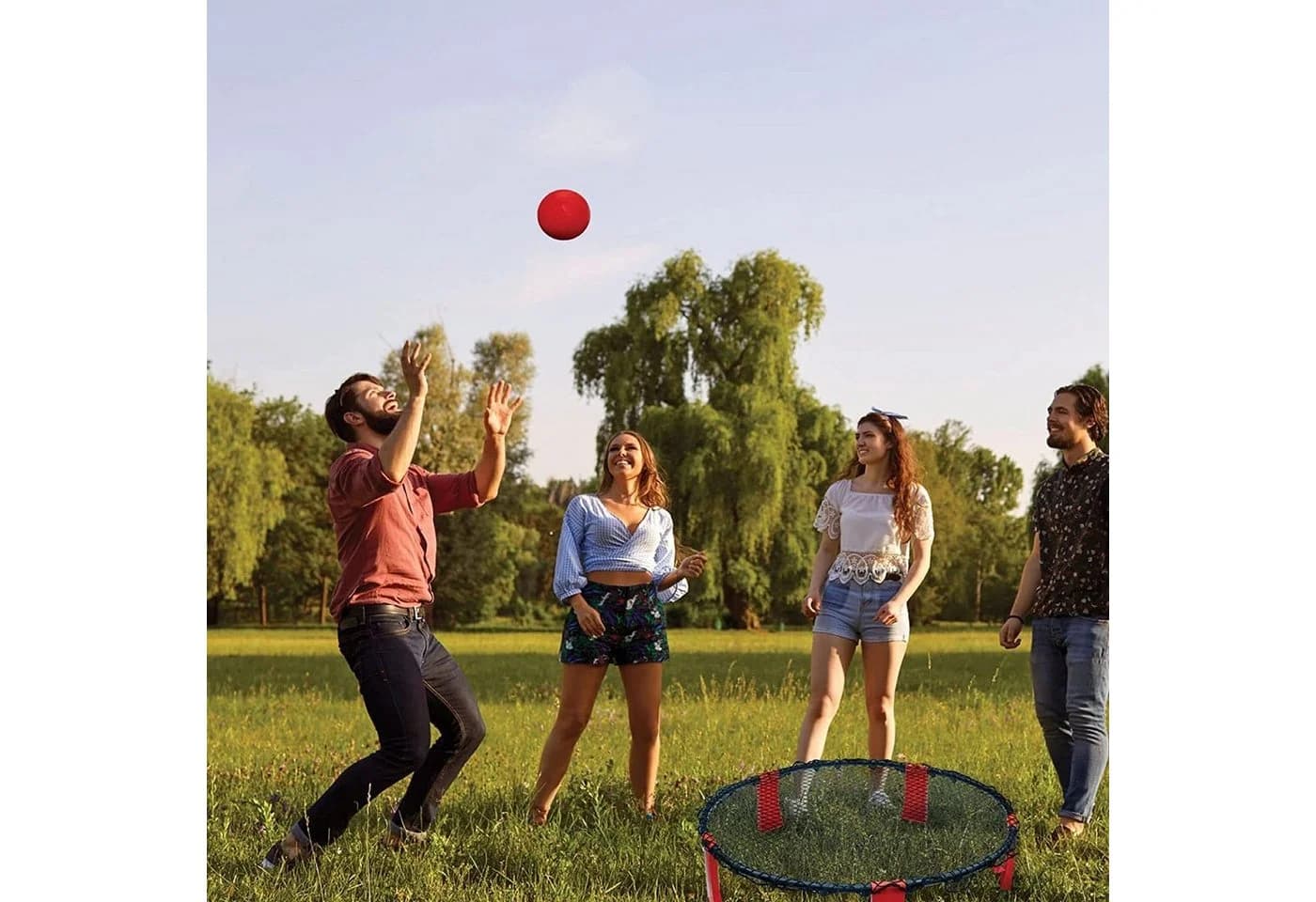 Carromco Spiel Roundnet, Spike Action Ball Spielset