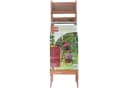 Warenhandel König Pflanzentreppe Braun Klappbar mit Kreidetafel Bild 1