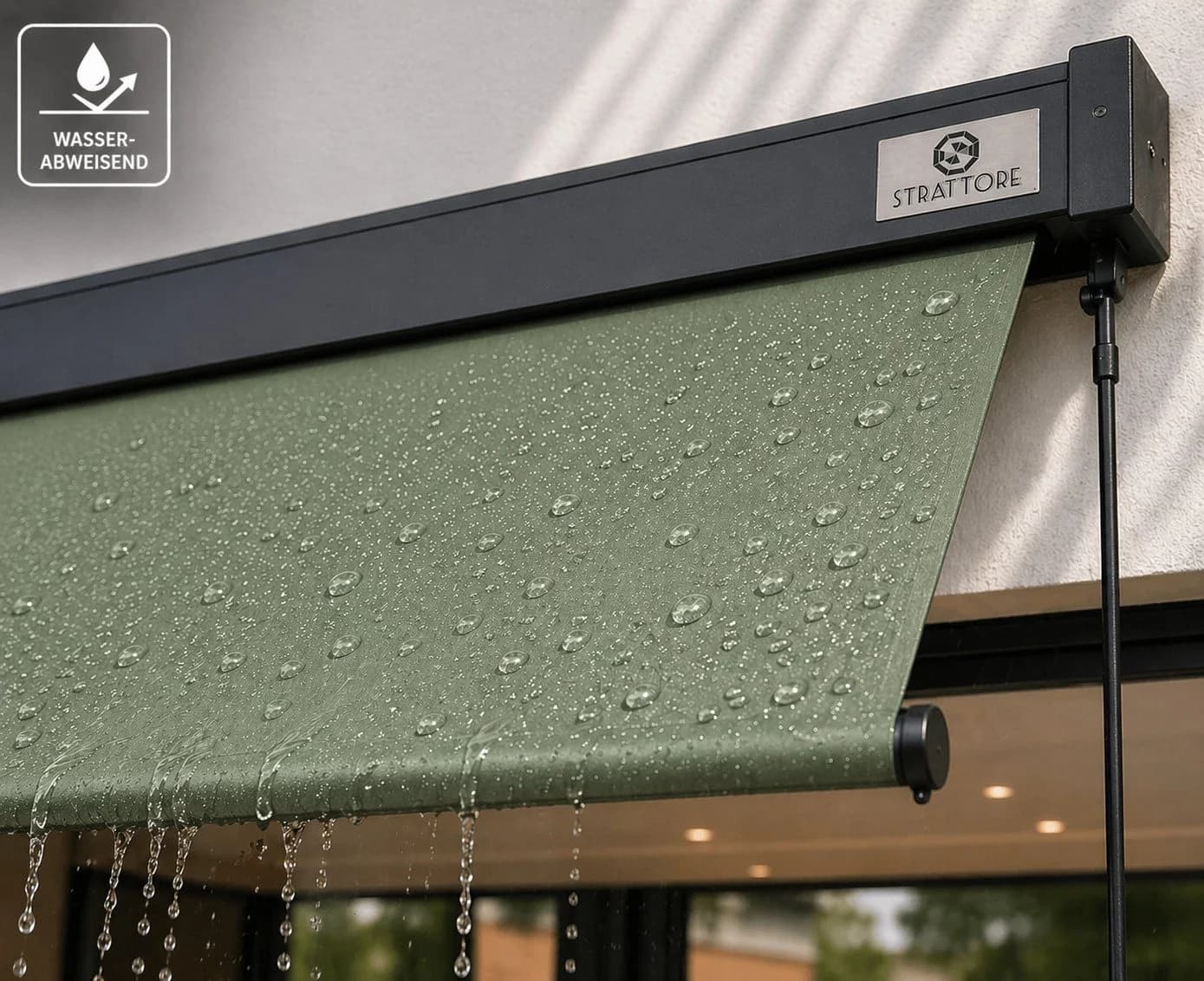 Strattore Vertikalmarkise 160 x 250 cm Matcha Grün - Bild 5
