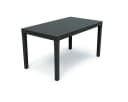 Mojawo Gartentisch Anthrazit 138x80x72cm Holz-Optik Bild 2