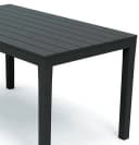 Mojawo Gartentisch Anthrazit 138x80x72cm Holz-Optik Bild 4