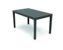 Mojawo Gartentisch Anthrazit 138x80x72cm Holz-Optik Bild 5