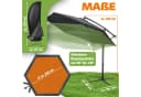 KESSER® Alu Ampelschirm Sonnenschirm mit Kurbelvorrichtung Bild 2