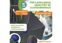 KESSER® Alu Ampelschirm LED Solar mit Abdeckung und Kurbelvorrichtung Bild 4
