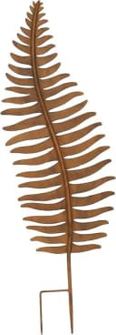 Dekoleidenschaft Gartenstecker Farnblatt Rostoptik Metall Bild 3