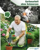 GardenAura Kniebank für Gartenarbeit klappbar mit Werkzeugtasche Bild 1