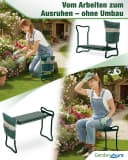 GardenAura Kniebank für Gartenarbeit klappbar mit Werkzeugtasche Bild 3