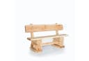 Mega-Holz Gartenbank Rustikal Lärchenholz 120 cm Bild 1