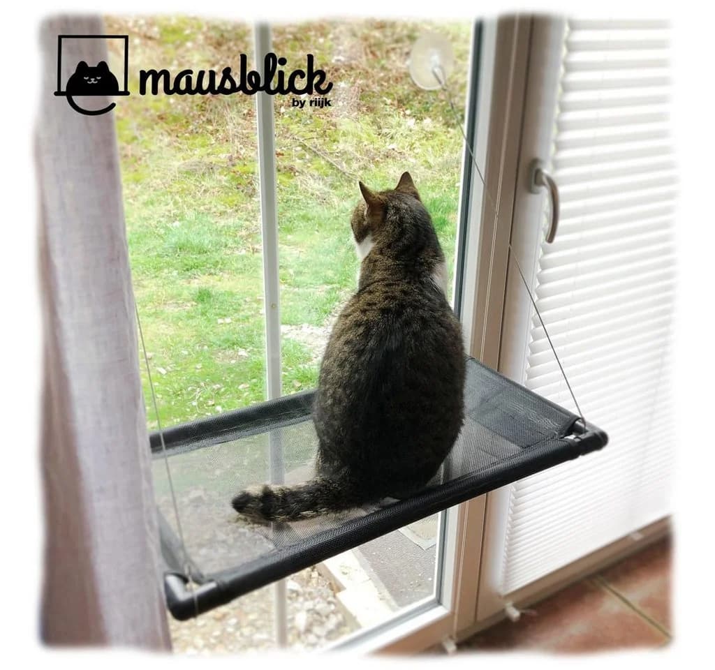 riijk Katzen-Hängematte Mausblick Fensterliege Kunststoff - Bild 2