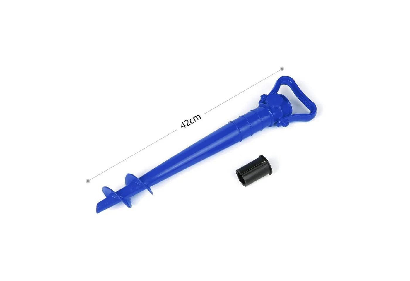 Sekey Sonnenschirmhalter Blau Kunststoff für 19-32 mm Mast
