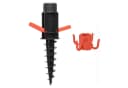 Sekey Sonnenschirmhalter Schwarz/Rot PVC mit Aufhängehaken Bild 2