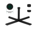 Sekey Plattenständer Sonnenschirmständer Schwarz 52 cm Bild 1