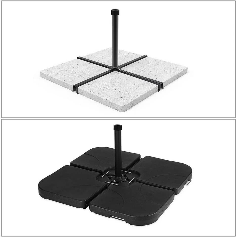 Sekey Plattenständer Sonnenschirmständer Schwarz 52 cm - Bild 4