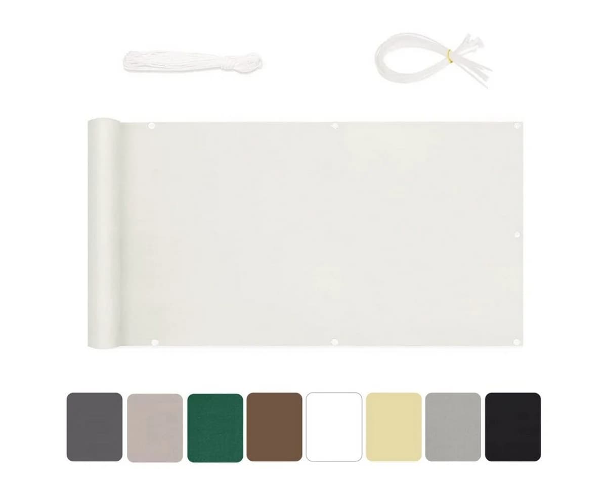 Sekey Balkonsichtschutz Polyester Sichtschutz Garten Zaun - Bild 2