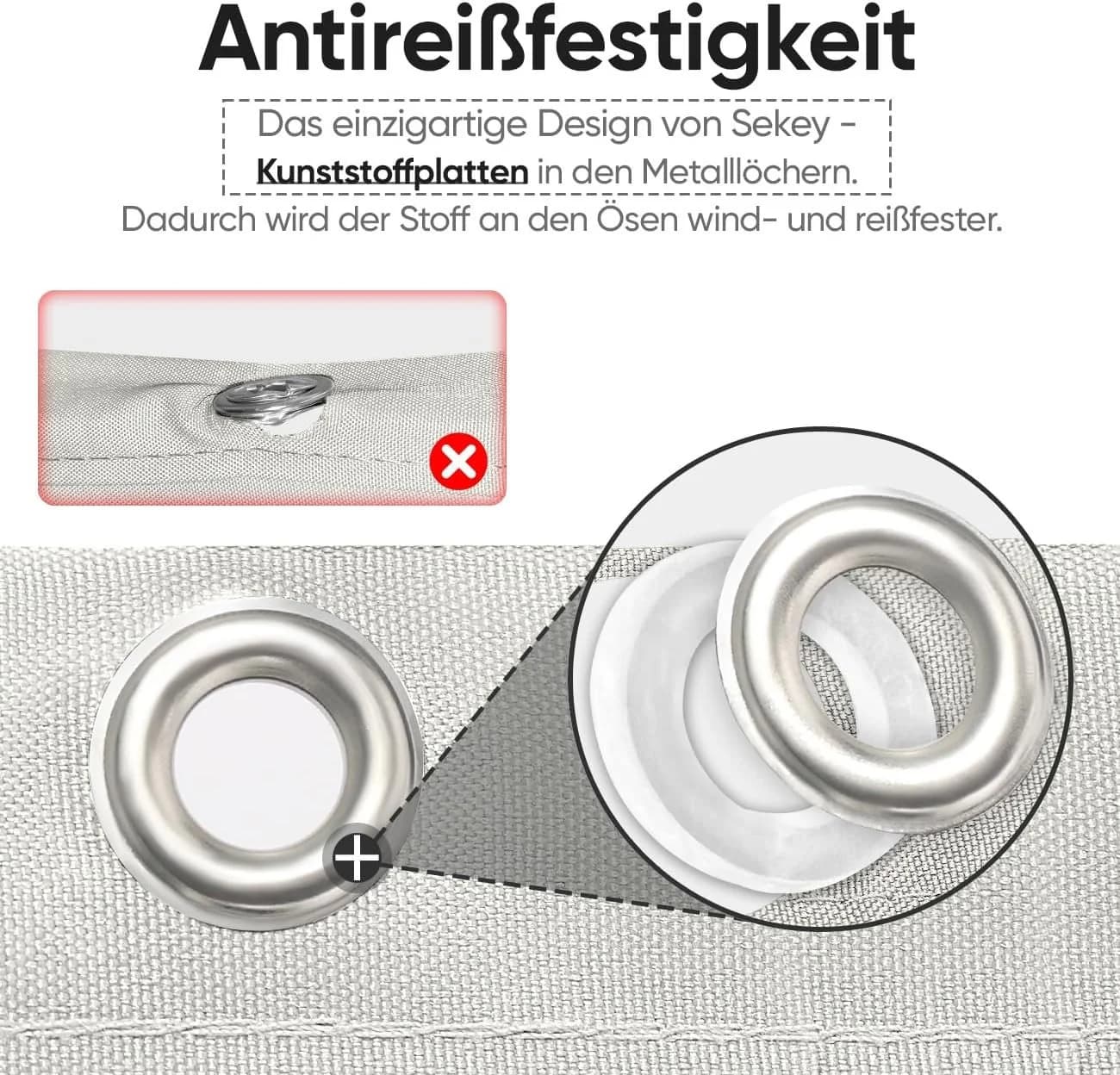 Sekey Balkonsichtschutz Polyester Sichtschutz Garten Zaun - Bild 4