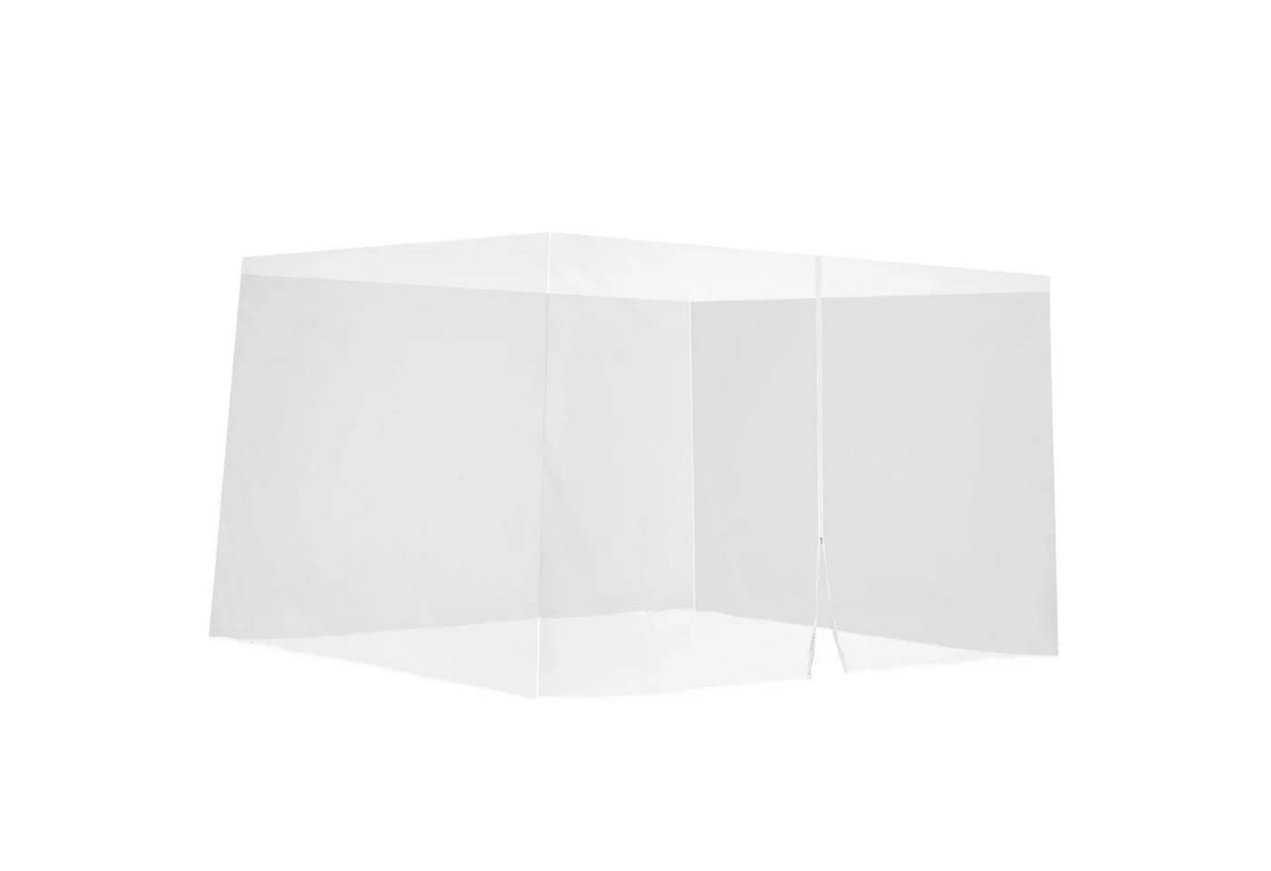 Sekey Moskitonetz 3x3m für Pavillon Weiß mit Reißverschluss - Bild 2
