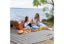 Sekey Picknickdecke 200x200 cm Grau Wasserdicht Faltbar Bild 4