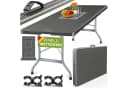 tillvex Gartentisch Klappbar Kunststoff 180x75cm Bild 2
