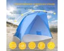 TRESKO Strandmuschel Pop Up Zelt UV Schutz 50+ Wasserdicht Bild 1