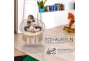 tillvex Hängesessel Beige mit Kissen Indoor Outdoor Bild 4