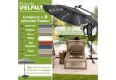 tillvex Sonnenschirm LED Solar 3m Anthrazit Aluminium Bild 5