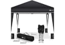tillvex Pavillon 3x3m Wasserdicht Schwarz UV50+ Schutz Bild 2