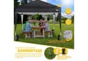 tillvex Pavillon 3x3m Wasserdicht Schwarz UV50+ Schutz Bild 4