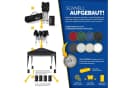 tillvex Pavillon 3x3m Wasserdicht Schwarz UV50+ Schutz Bild 5