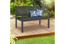 tillvex Gartenbank Massivholz Wetterfest Anthrazit Bild 4