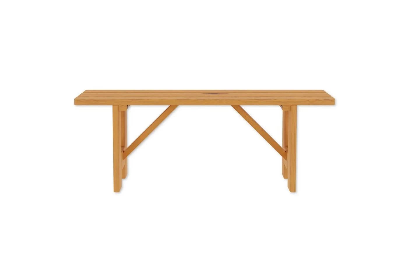 Lenmar Gartenbank Massivholz Kiefernholz TEAK Farbton