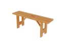 Lenmar Gartenbank Massivholz Kiefernholz TEAK Farbton Bild 2