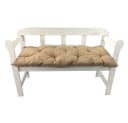 NYVI Bankauflage Ibiza Beige Gartenbank Auflage 140x45 cm Bild 1