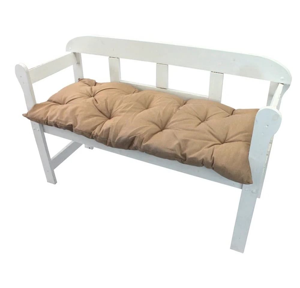 NYVI Bankauflage Ibiza Beige Gartenbank Auflage 140x45 cm - Bild 2