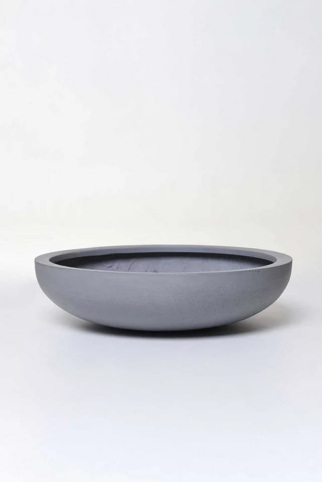 VIVANNO Pflanzschale PLANA Betongrau Fiberglas - Bild 5