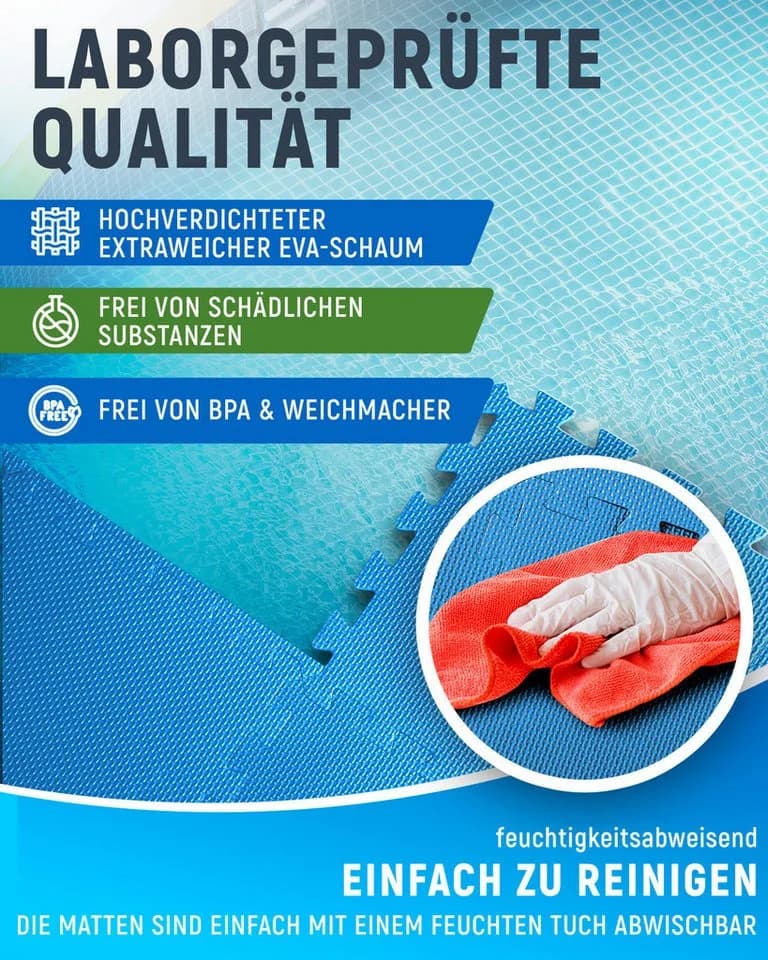 NEOLYMP Whirlpoolmatte Robuste Bodenschutzmatte EVA Matte Studioqualität Anti-Rutsch - Bild 4