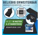 NEOLYMP Whirlpoolmatte EVA Schwarz 8er Set Bodenschutz Bild 5