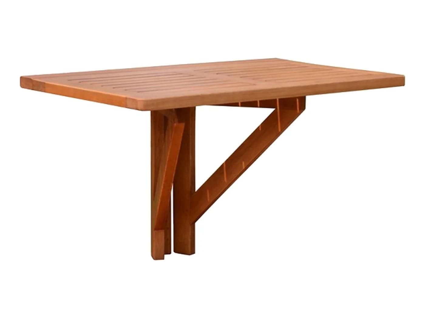 Spetebo Balkonhängetisch STANFORD Eukalyptus Holz Klappbar - Bild 2