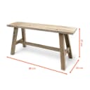 Spetebo Blumenbank Deko Bank aus altem Holz Rustikal Garten Bild 1