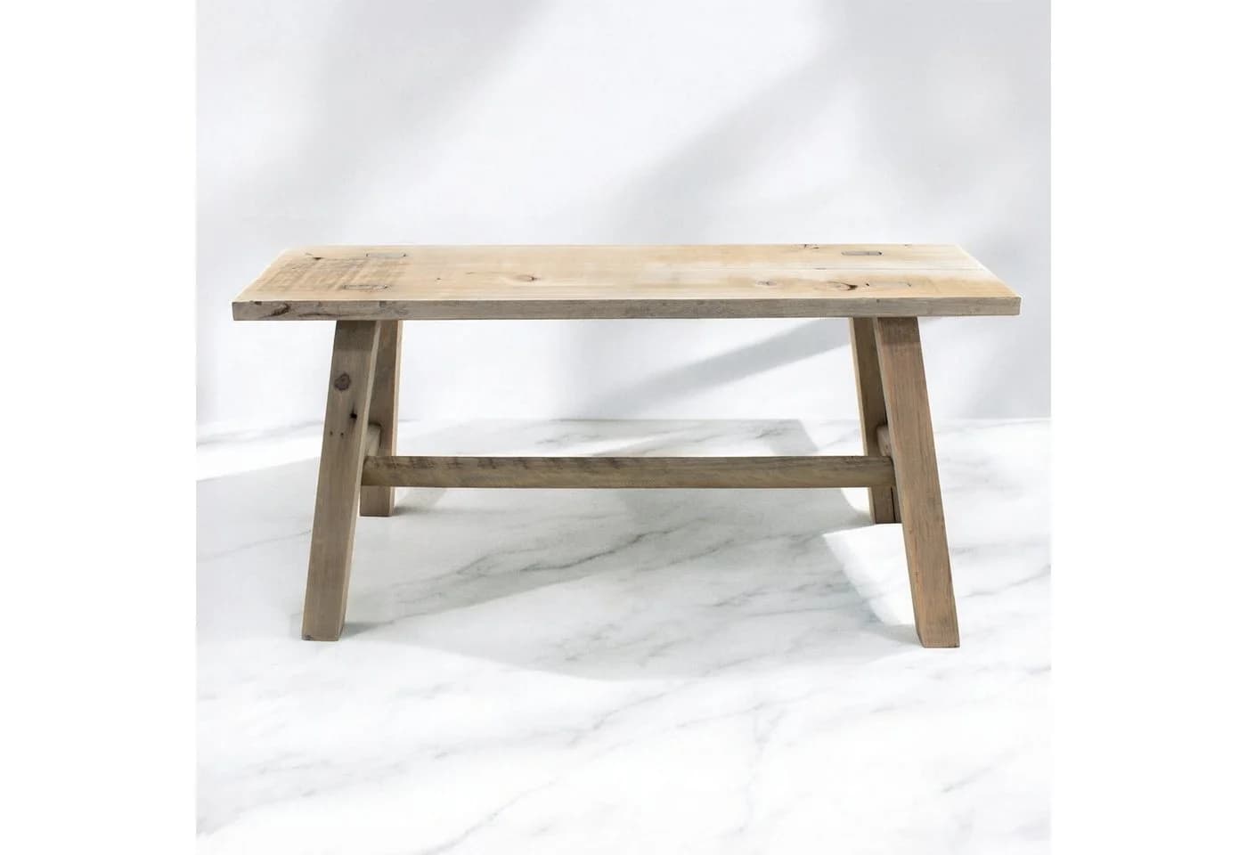 Spetebo Blumenbank Deko Bank aus altem Holz Rustikal Garten - Bild 3