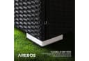 Arebos Gartensessel Poly-Rattan Schwarz mit Kissen Bild 5