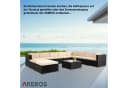 Arebos Loungesofa Polyrattan Cannes 10-tlg. Set mit Kissen Bild 4