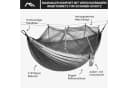 MSports® Hängematte mit Moskitonetz Grau Camping Outdoor Bild 4