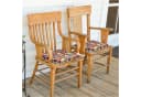 Selfitex Sitzkissen 2er Set 40x40 cm - Bequeme Stuhlkissen mit Baumwollmischung Bild 4