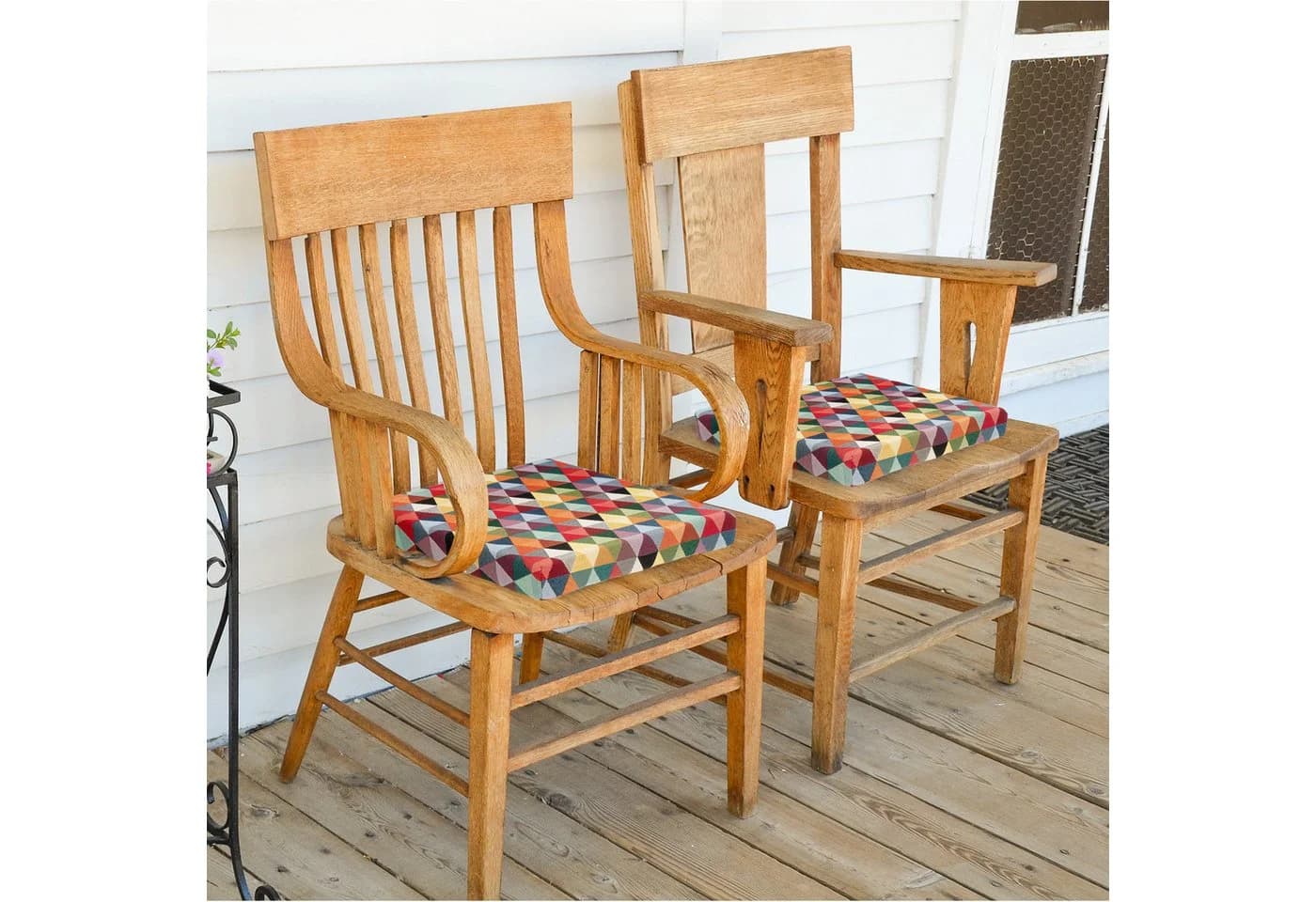 Selfitex Sitzkissen 2er Set 40x40 cm - Bequeme Stuhlkissen mit Baumwollmischung - Bild 4