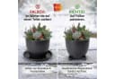 Teramico Blumentopfuntersetzer Keramik Anthrazit Handgefertigt Bild 4