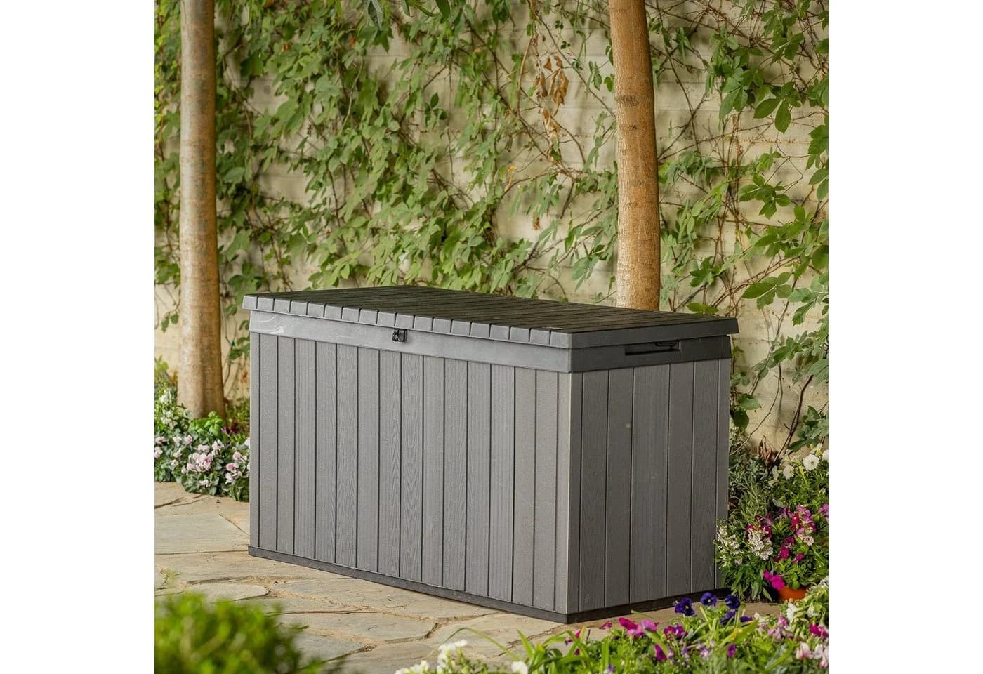 Keter Gartenbox DARWIN Anthrazit 570 L witterungsbeständig - Bild 4